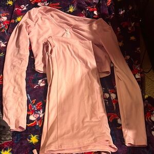 Pink Long Sleeve Top
